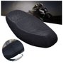Imagen de CUBRE ASIENTO UNIVERSAL PARA MOTO TEJIDO COLOR NEGRO